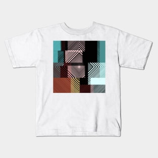 Concentric Squares Kids T-Shirt